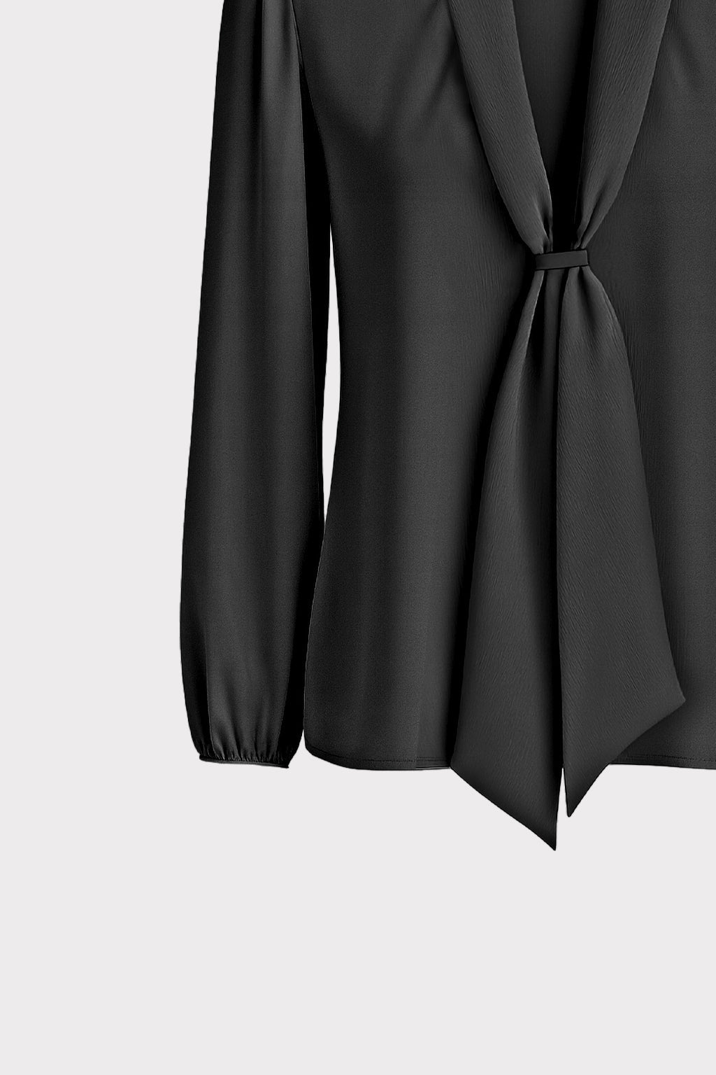 Blusa con fiocco