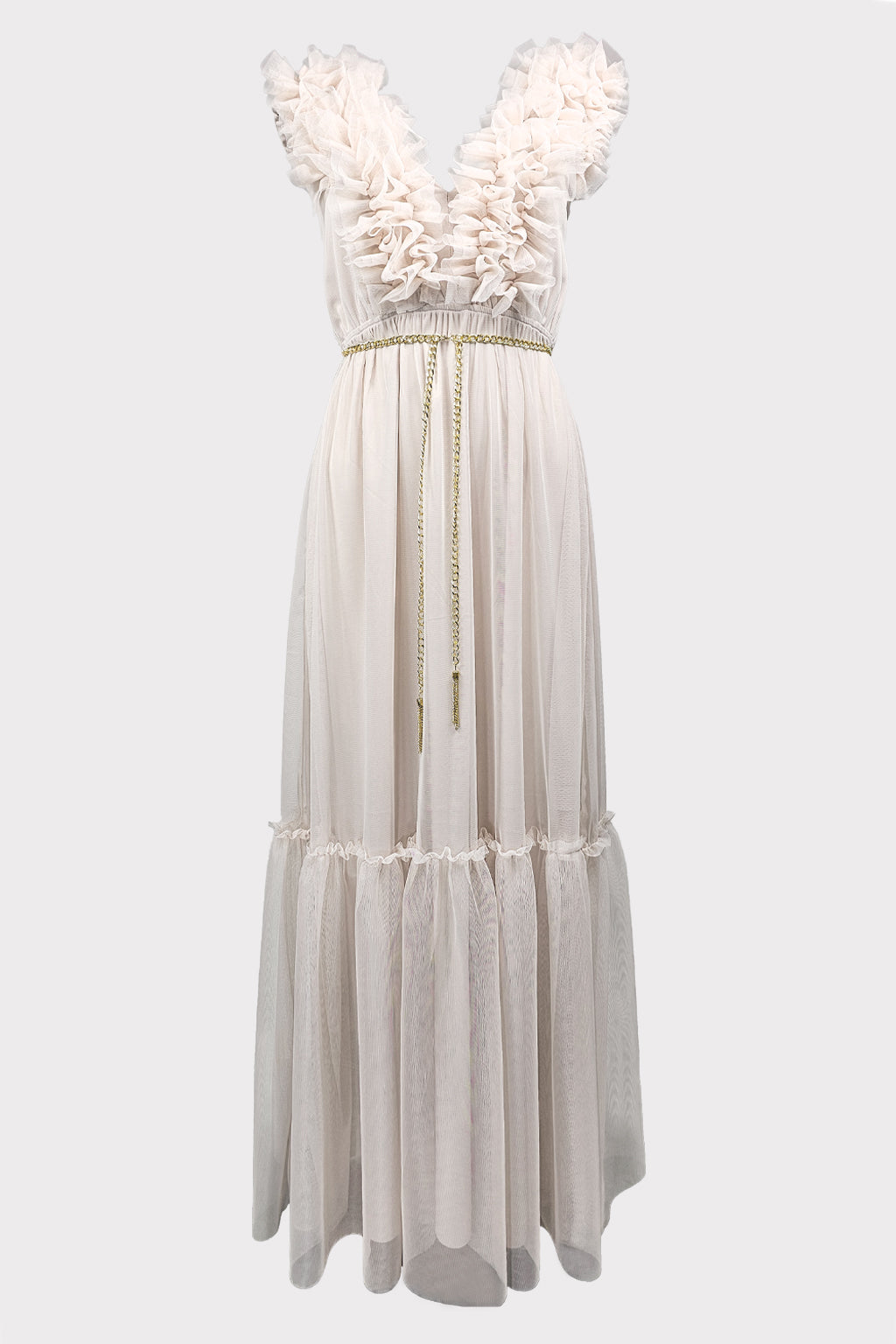 Abito tulle rouches