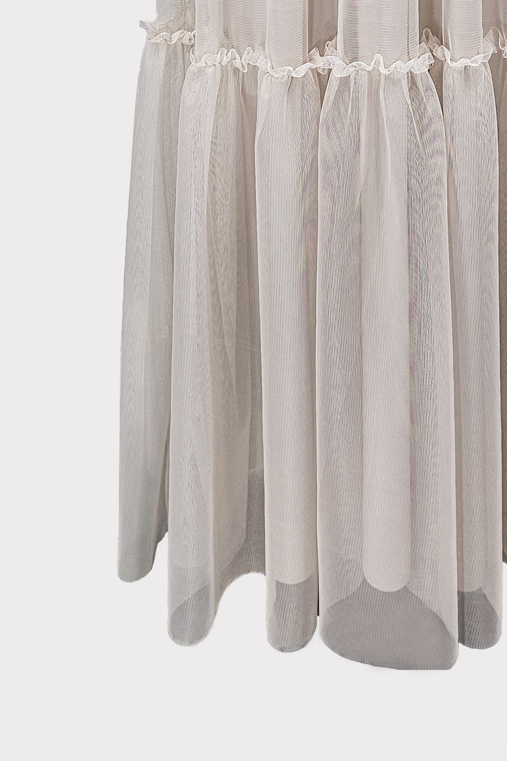Abito tulle rouches