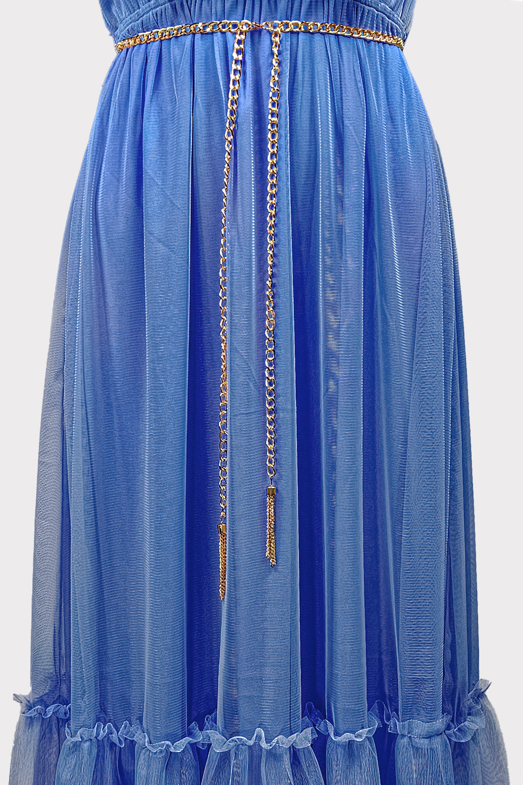 Abito tulle rouches