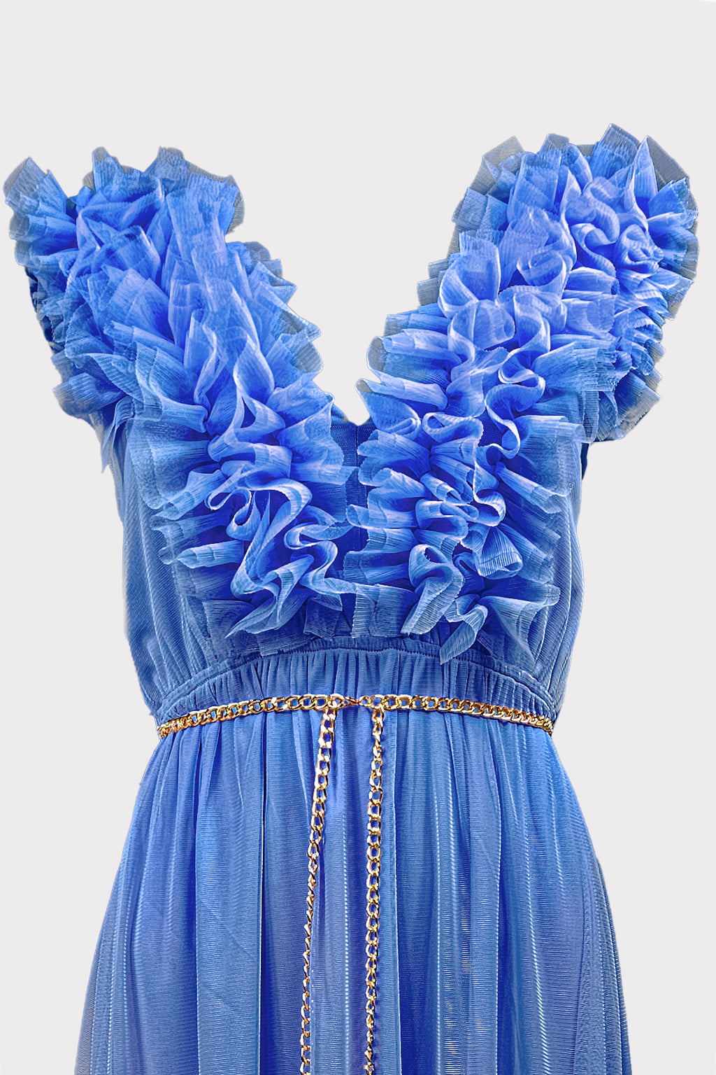 Abito tulle rouches