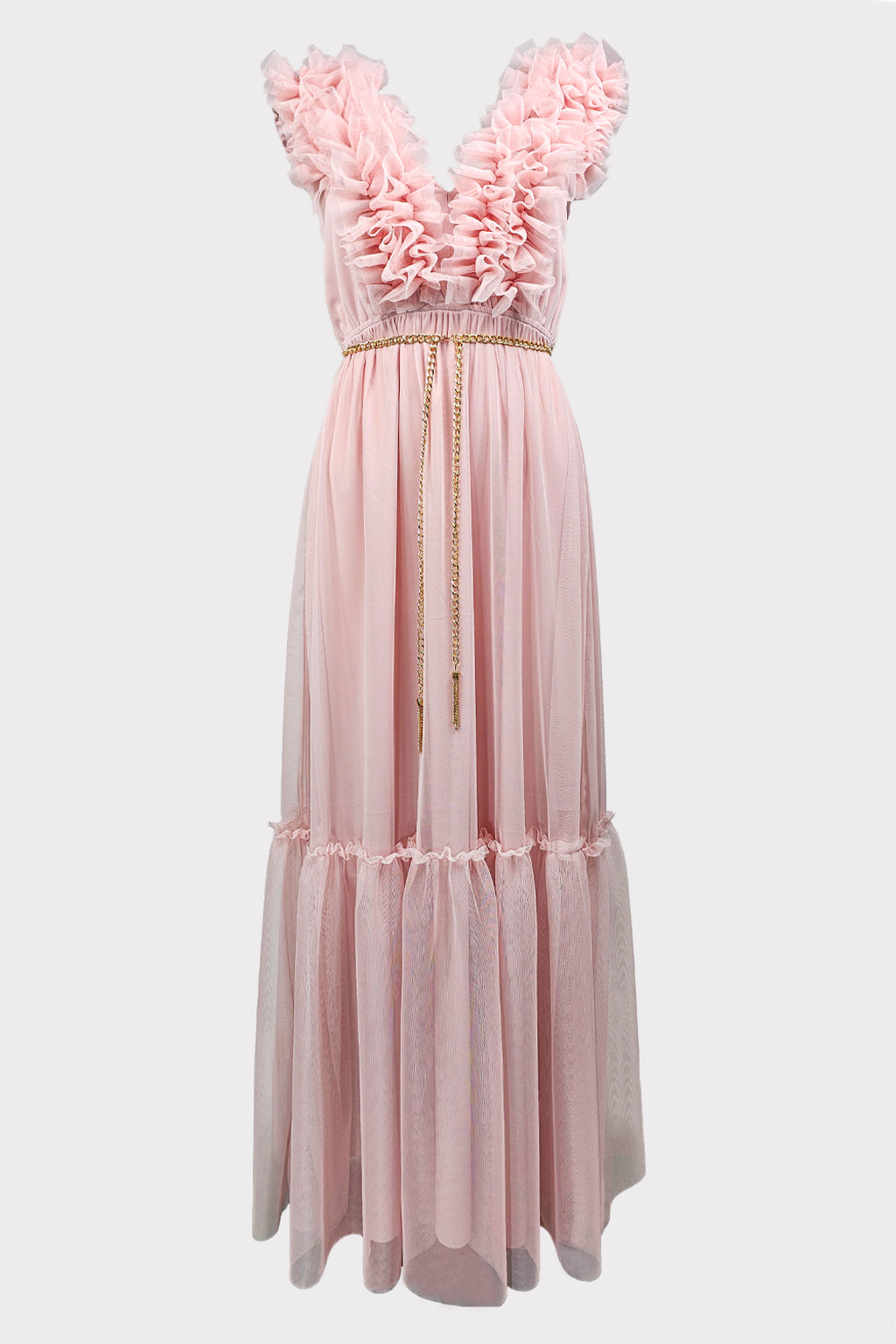 Abito tulle rouches