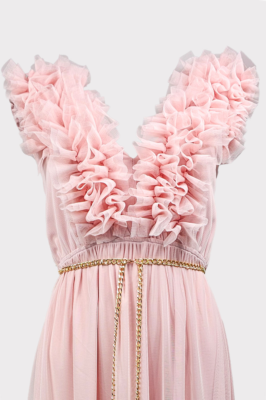 Abito tulle rouches