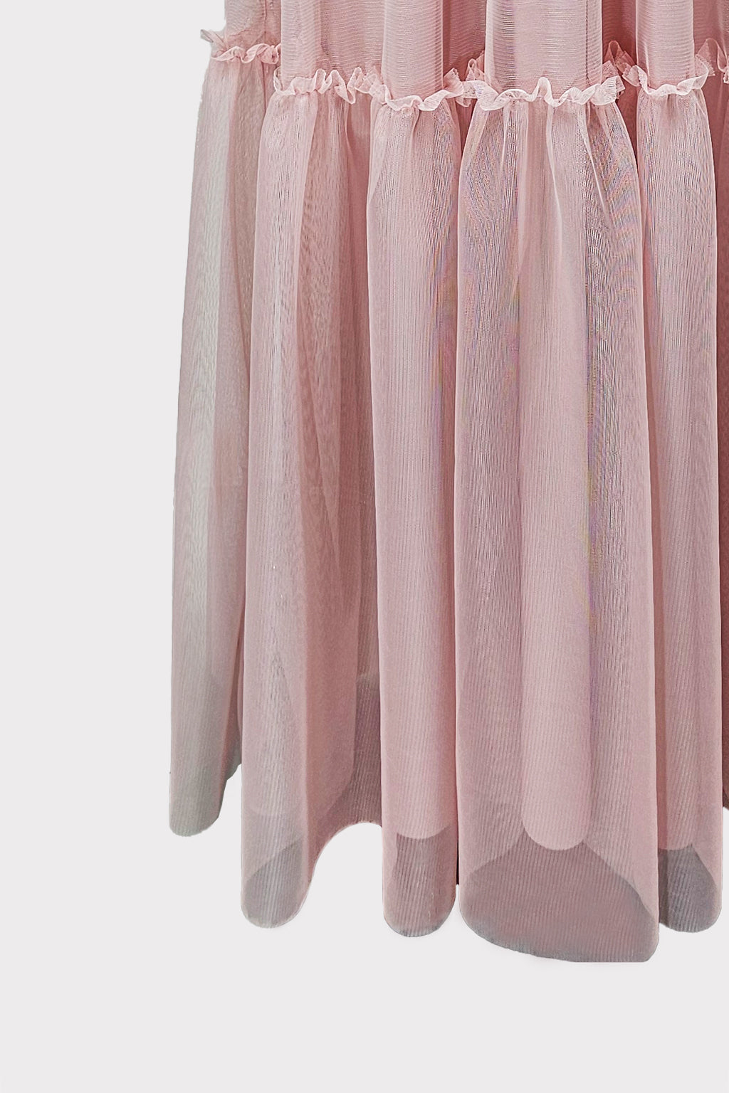 Abito tulle rouches