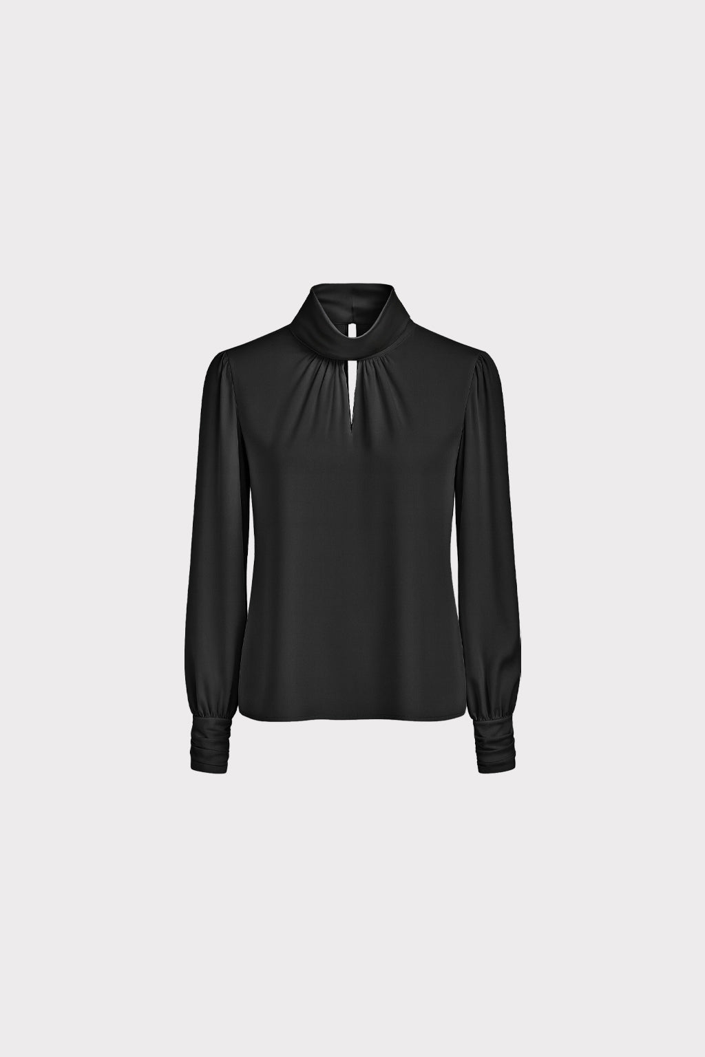 Blusa collo drappeggiato