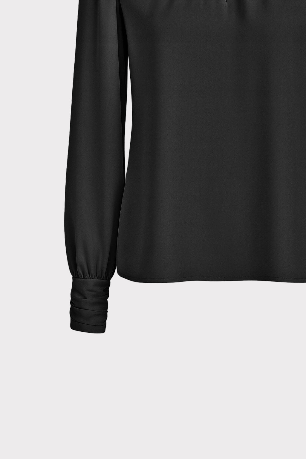 Blusa collo drappeggiato