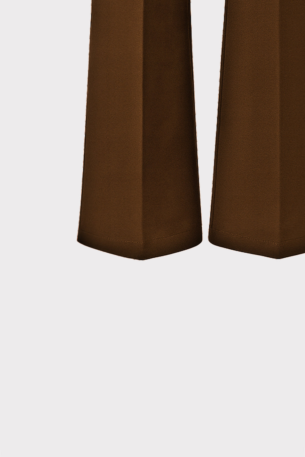 Pantalone zampa con cintura animalier