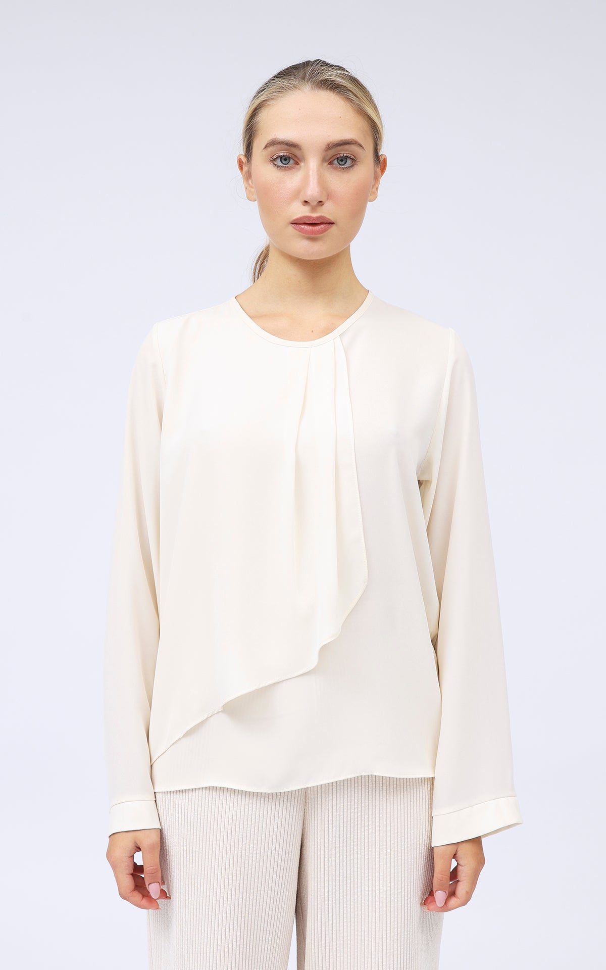 Blusa con pannello