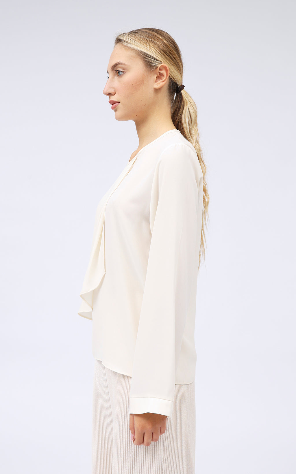 Blusa con pannello