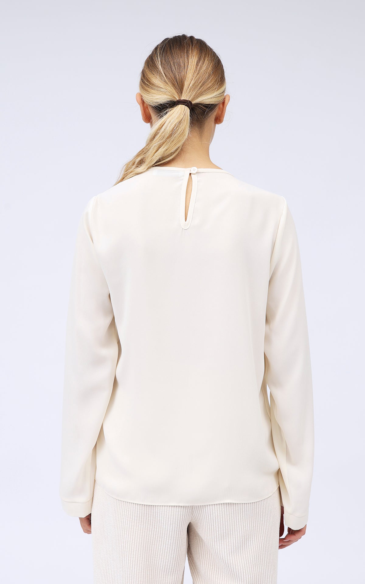 Blusa con pannello