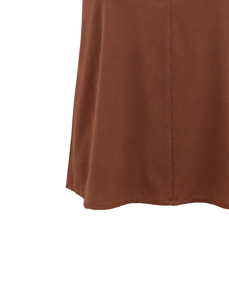 Top spalla larga scollo a V