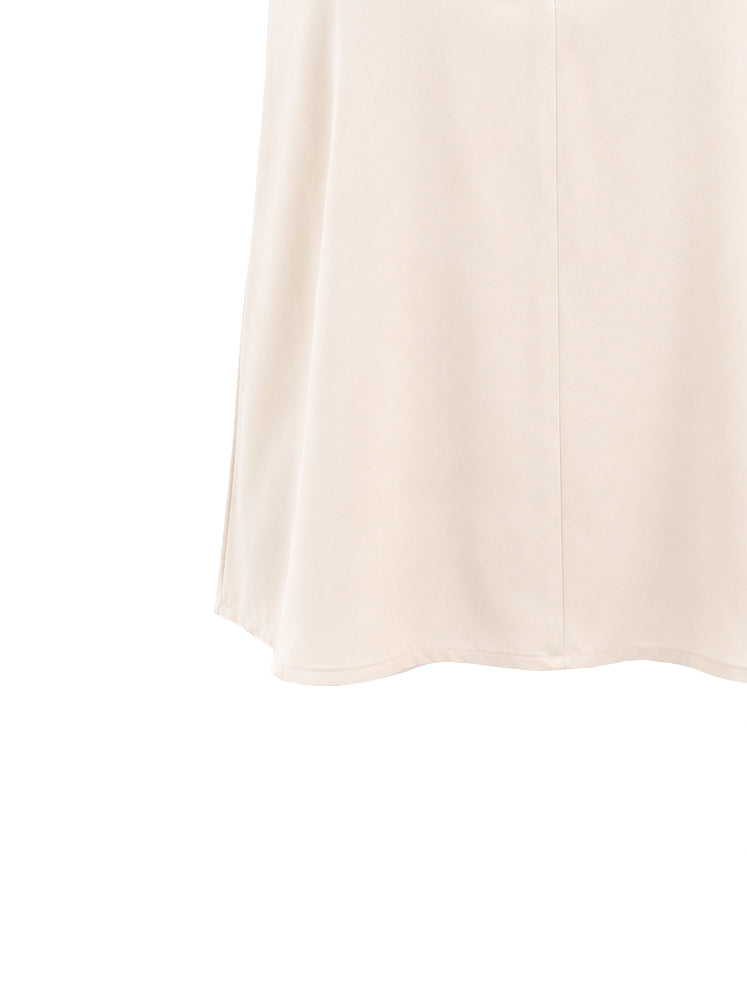 Top spalla larga scollo a V
