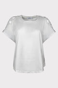T-shirt ricamo uncinetto