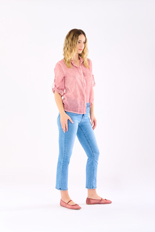 Jeans regular dettagli strass