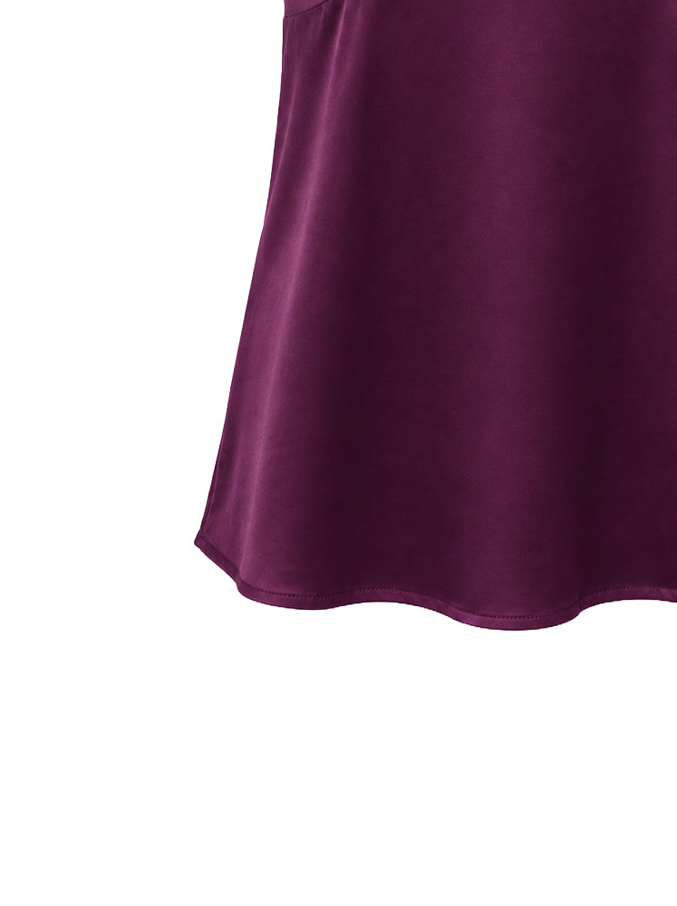 Top scollo V con riprese