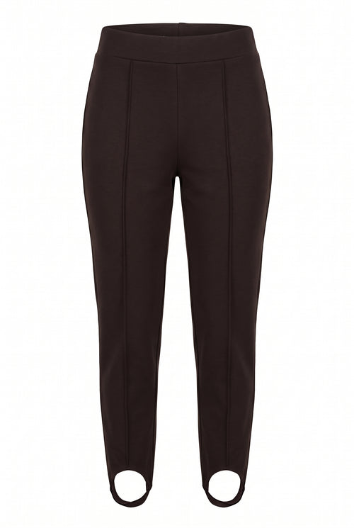 Pantaloni orlo con staffa