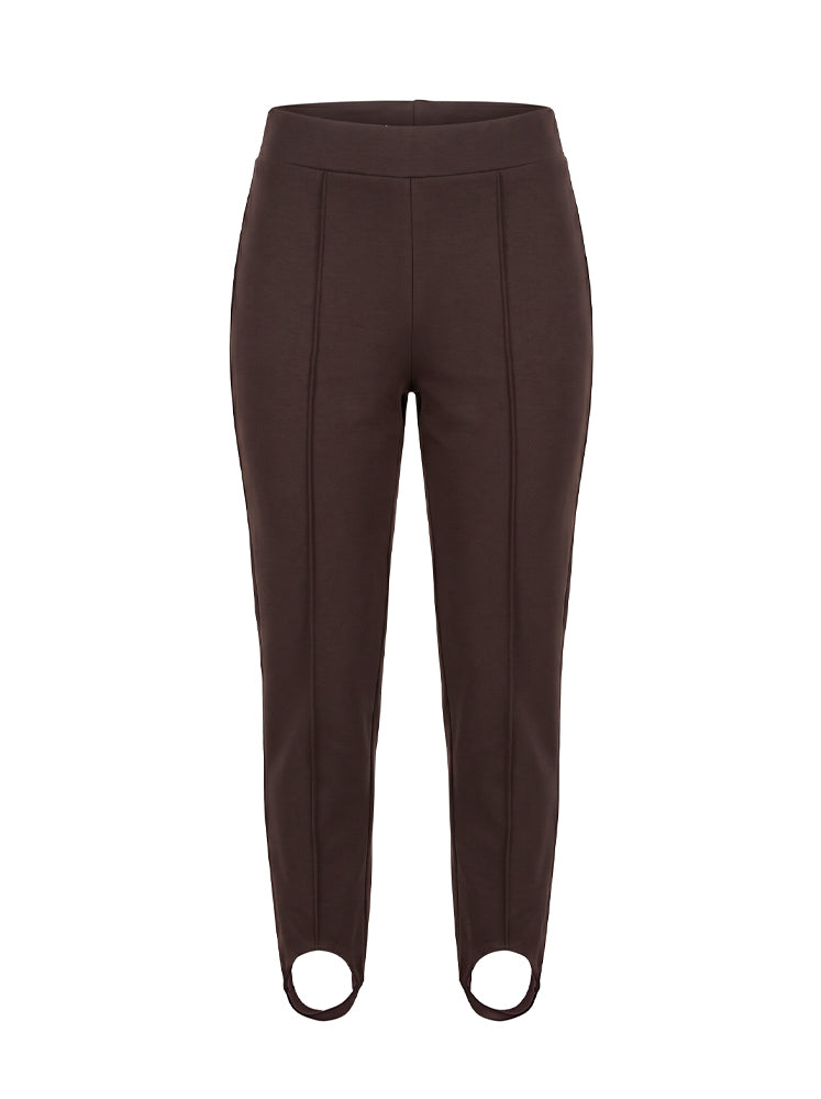 Pantaloni orlo con staffa