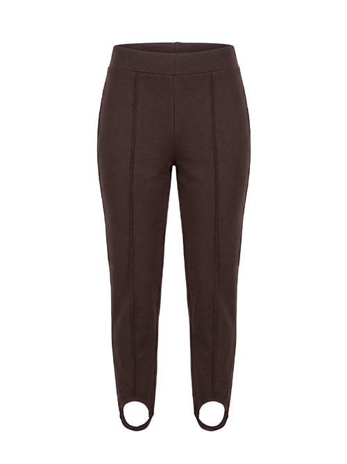 Pantaloni orlo con staffa