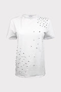 T-shirt applicazioni pietre strass