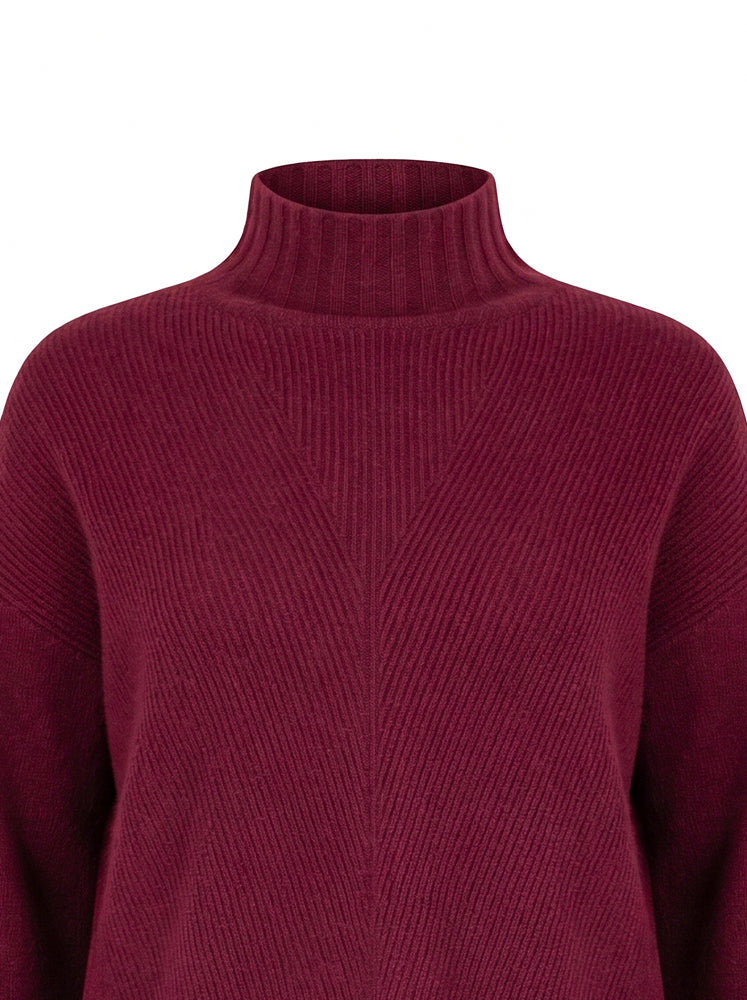 Maglia lupetto over a coste