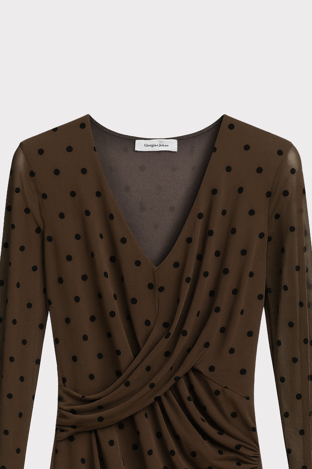 Abito in tulle con pois