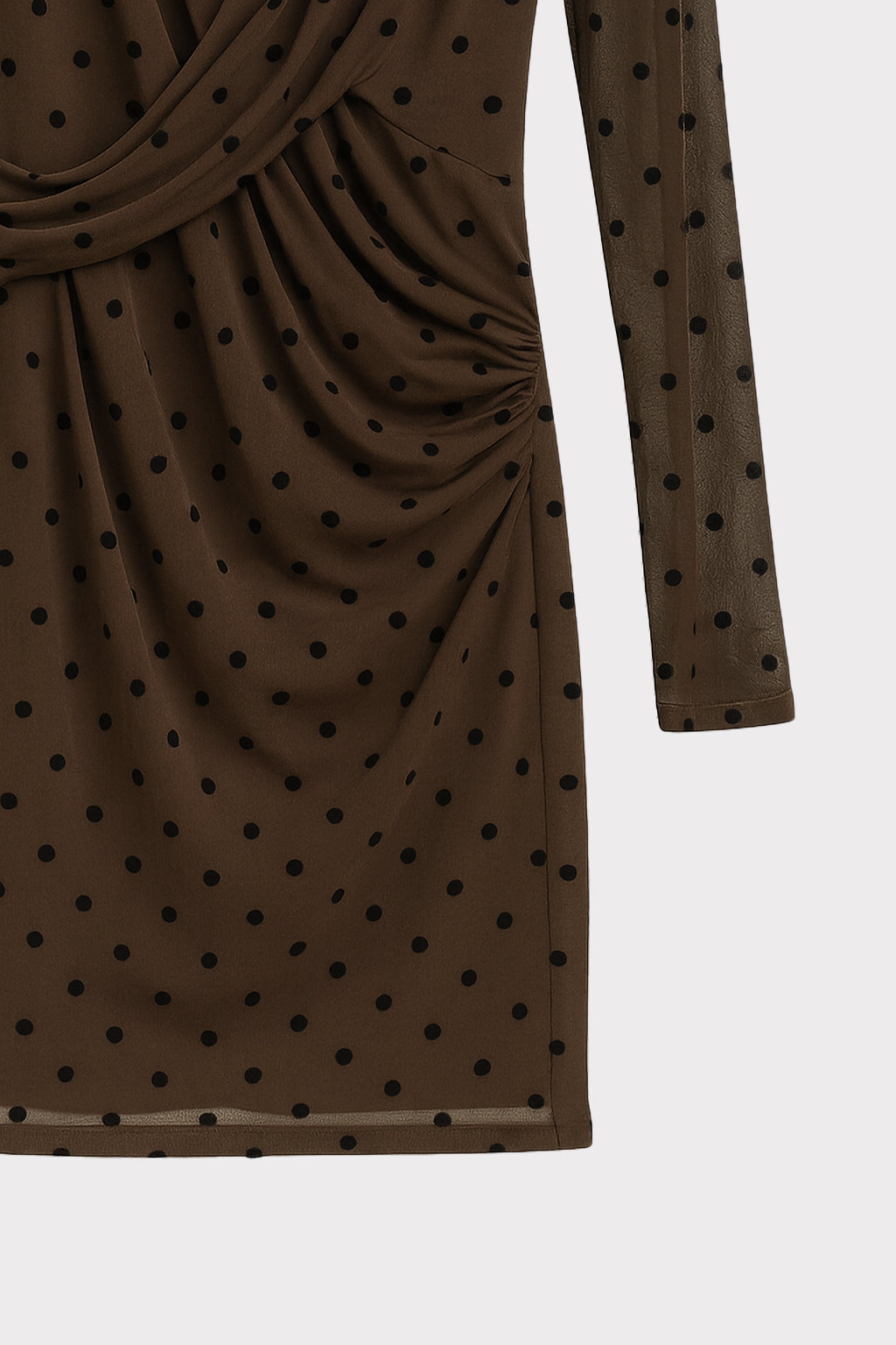 Abito in tulle con pois
