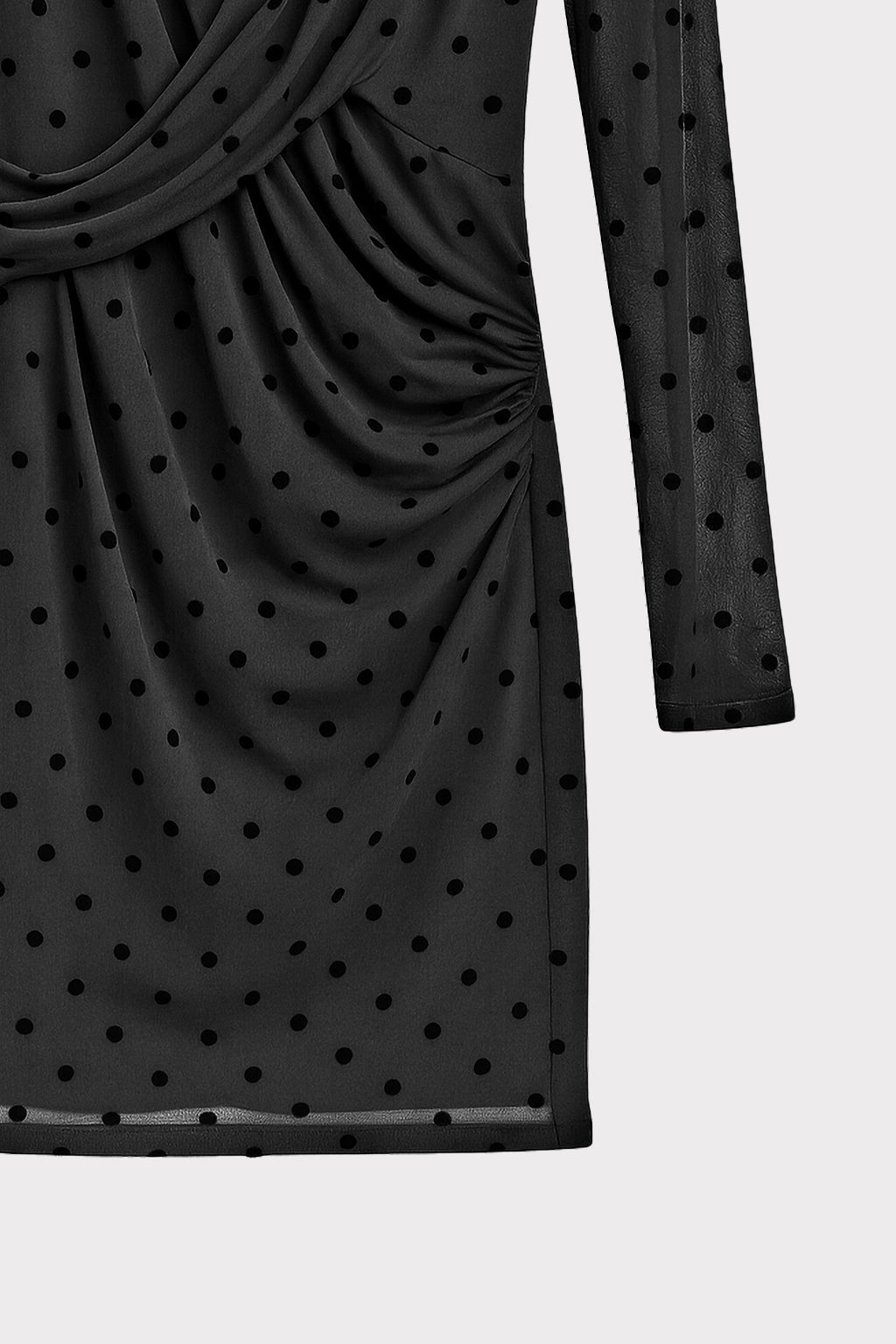 Abito in tulle con pois