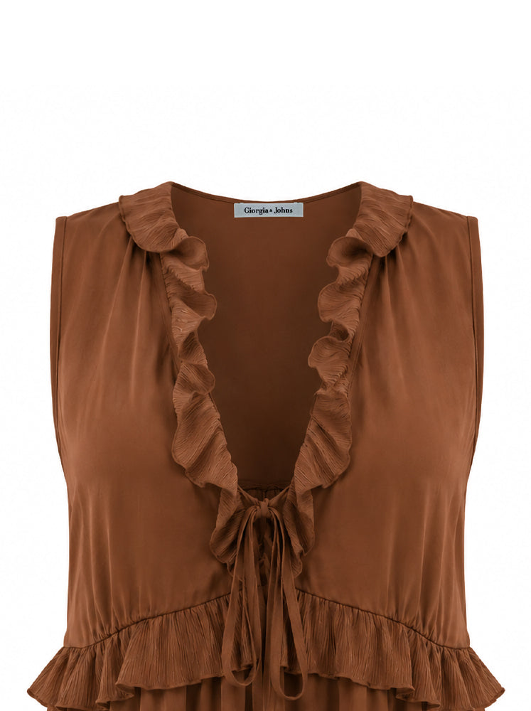 Top scollo a V e rouches