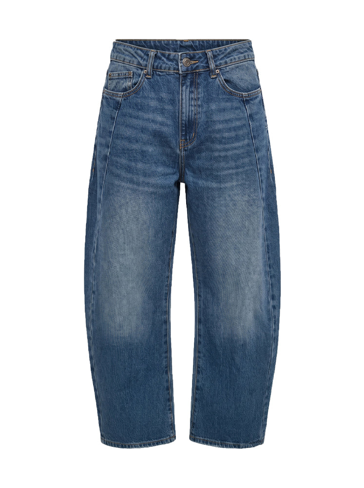 Jeans wide leg barrel