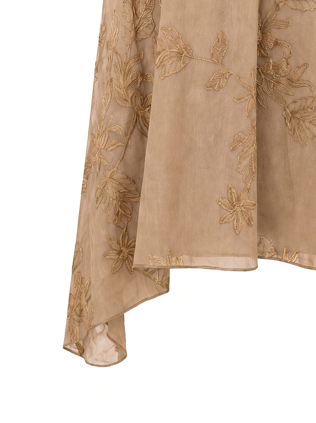 Top halter con ricami