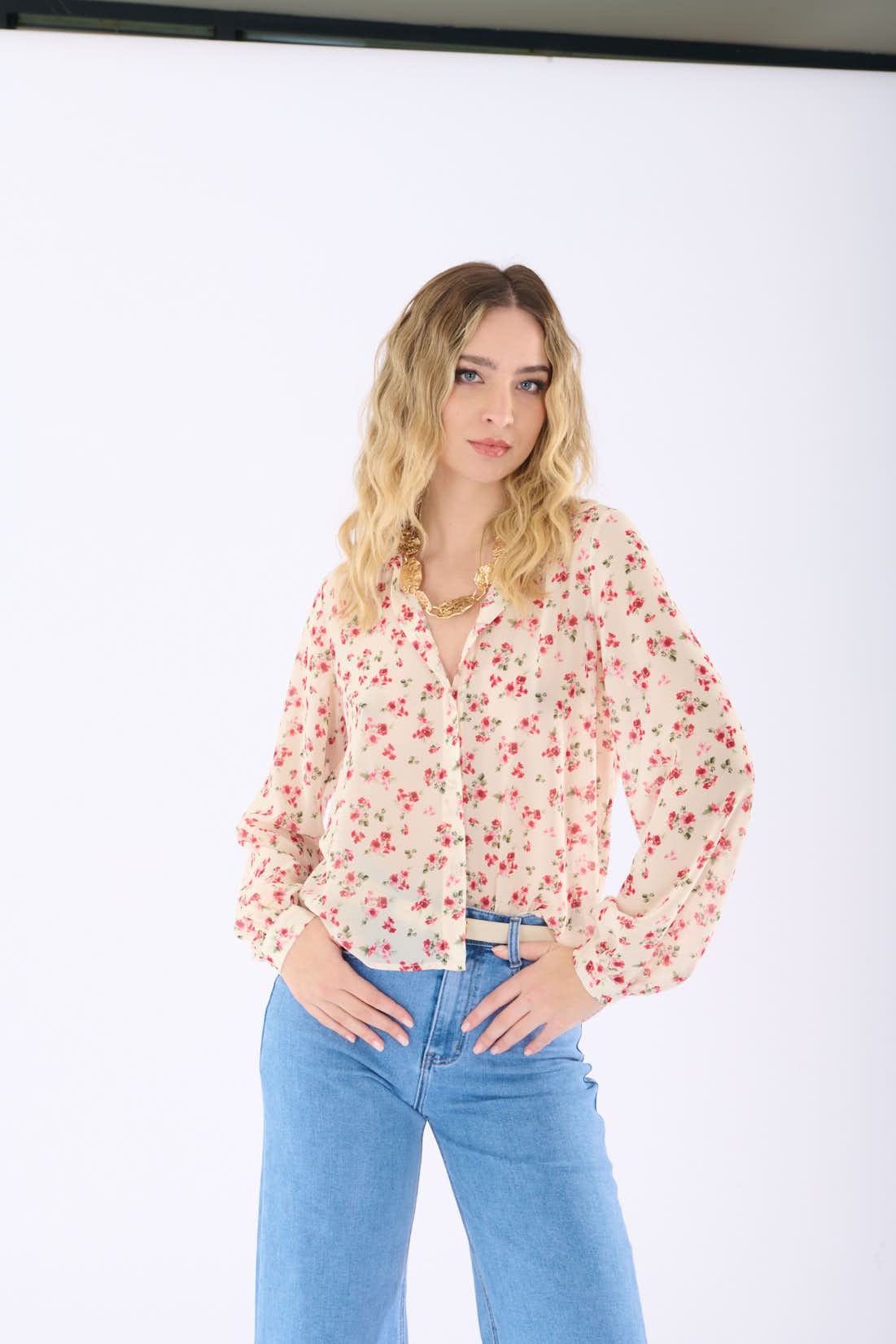 Camicia stampa provenzale