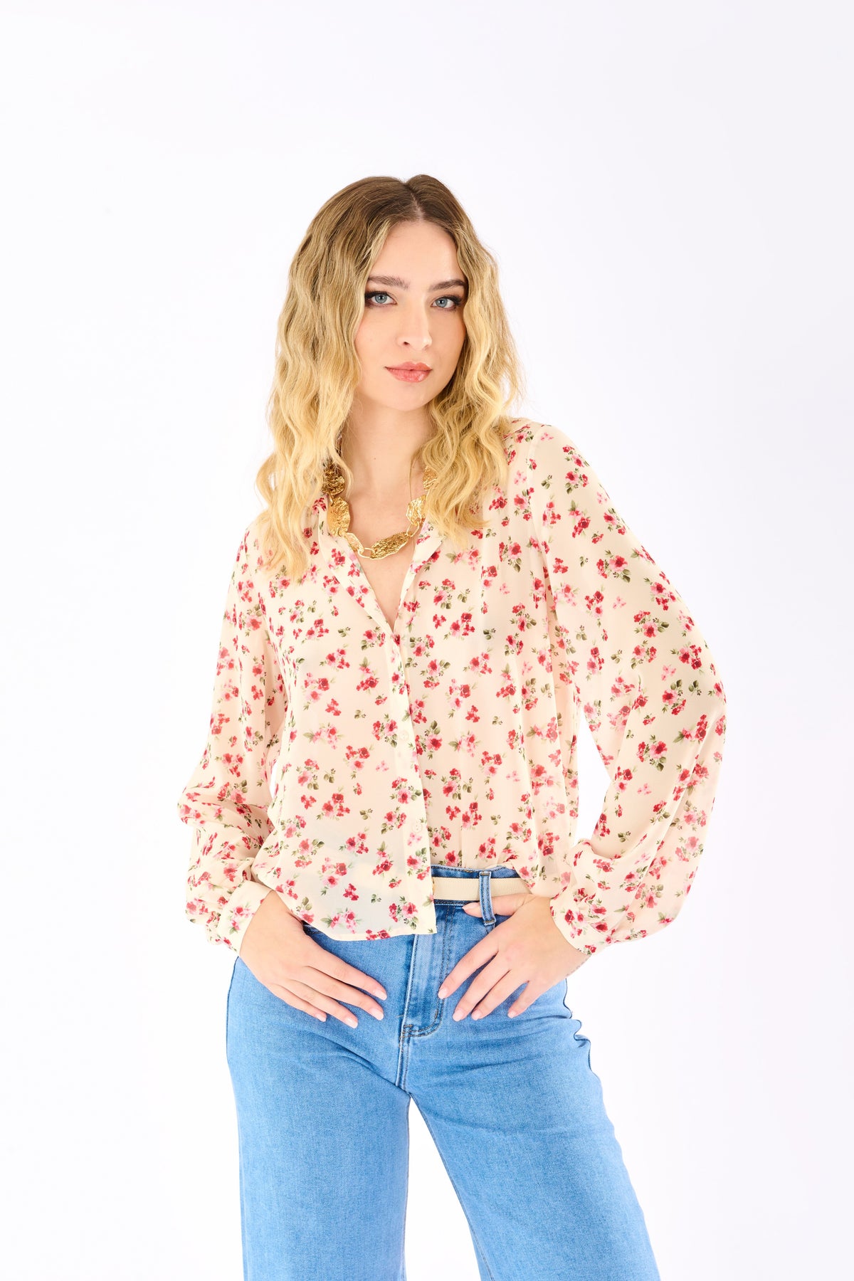 Camicia stampa provenzale