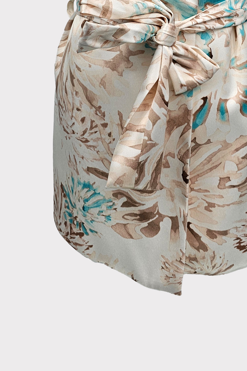Gilet fiori gold