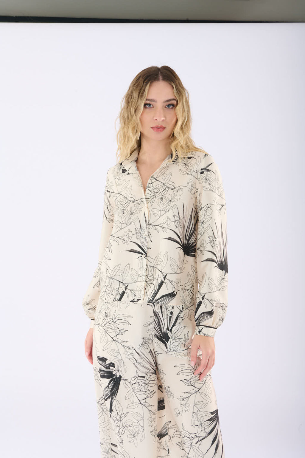 Camicia stampa floreale