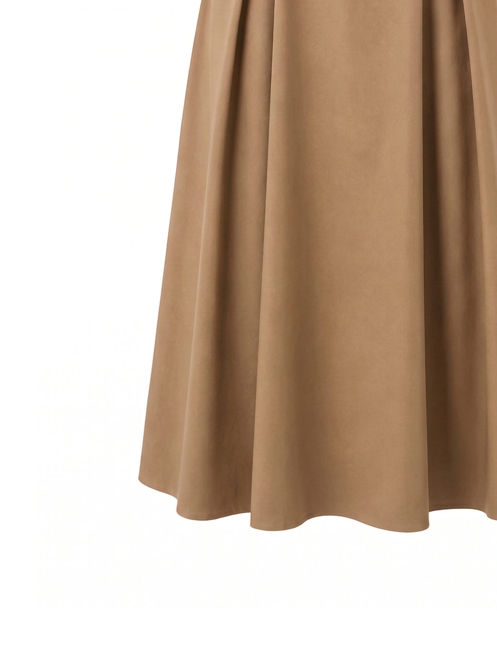Abito midi scollo quadrato con cintura