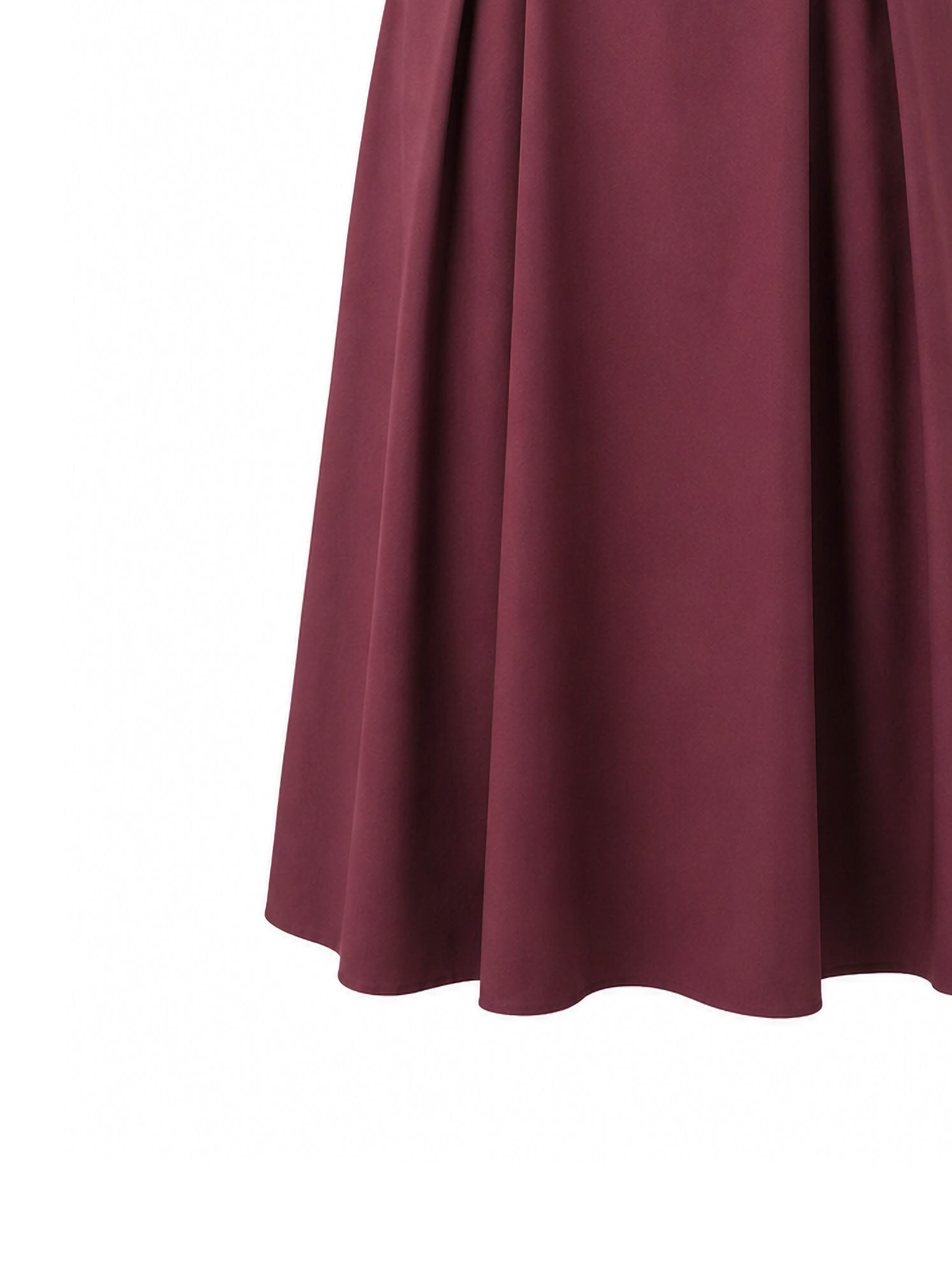 Abito midi scollo quadrato con cintura