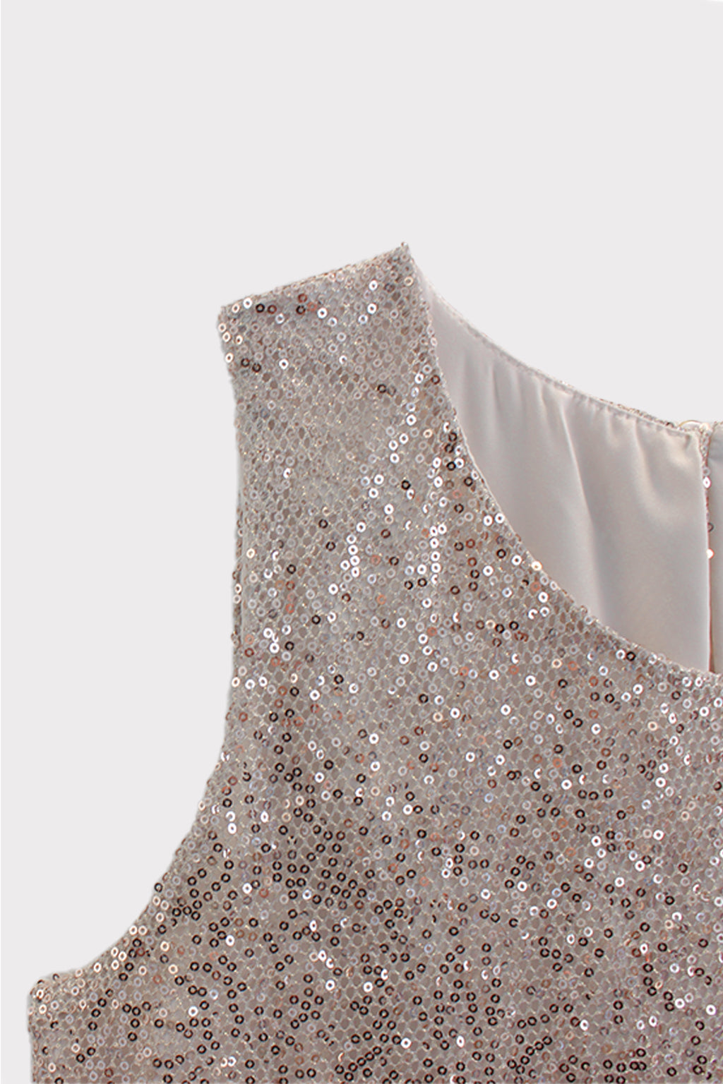 Top rete paillettes