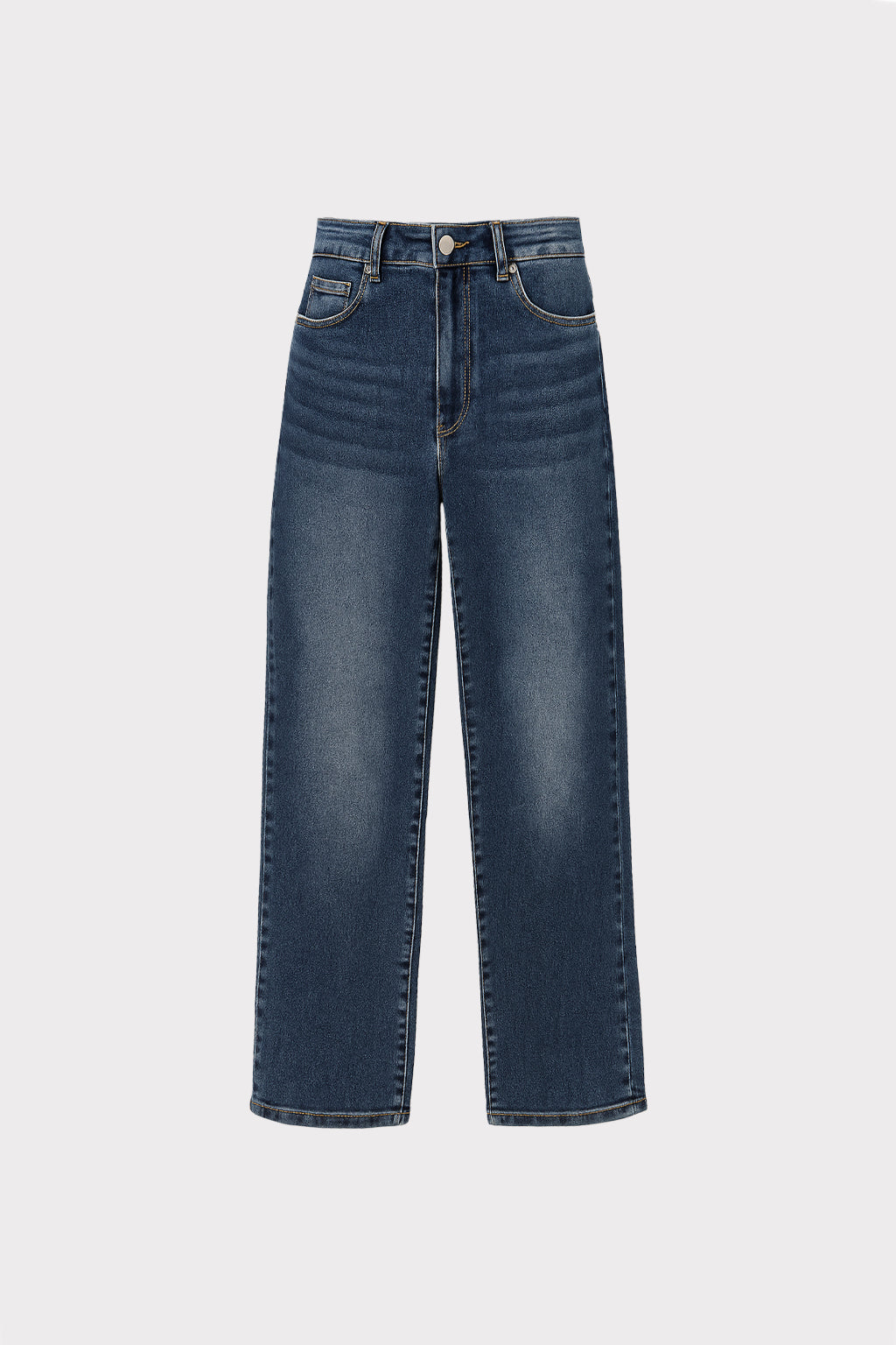 Jeans vita media gamba dritta