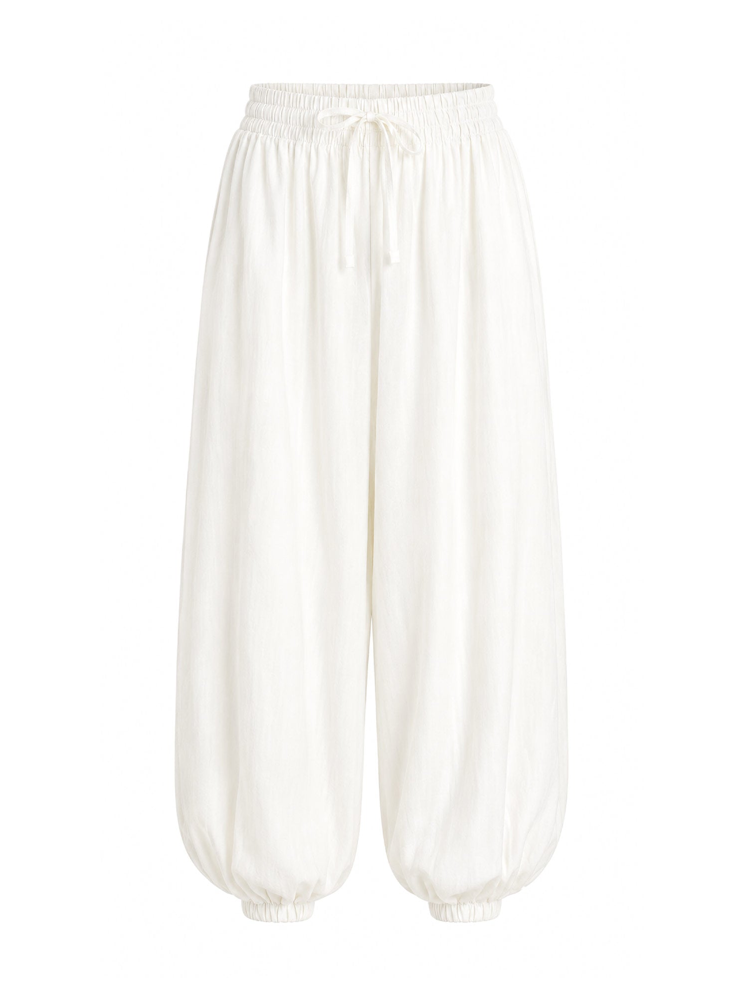 Pantaloni balloon vita elastica