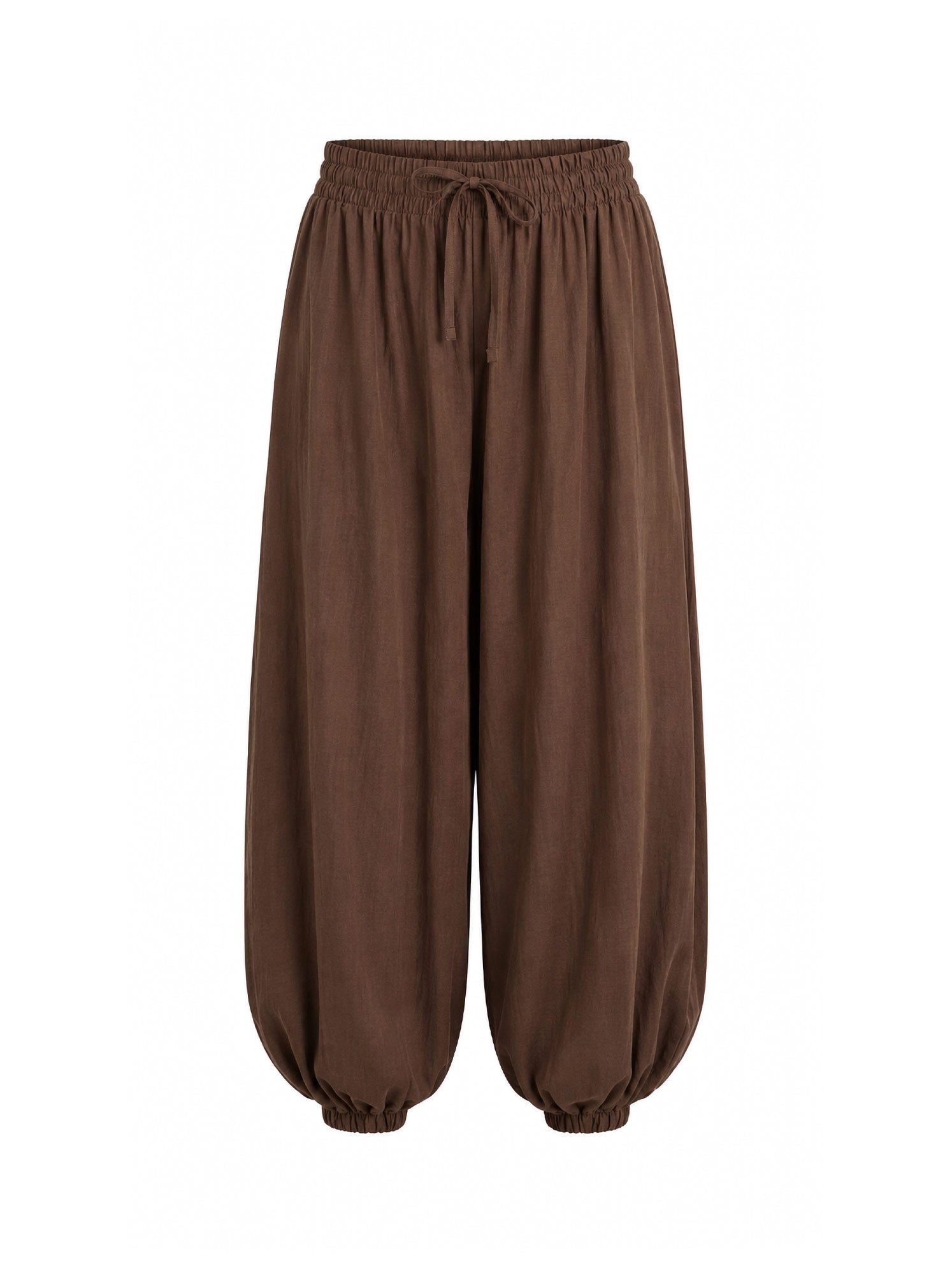 Pantaloni balloon vita elastica