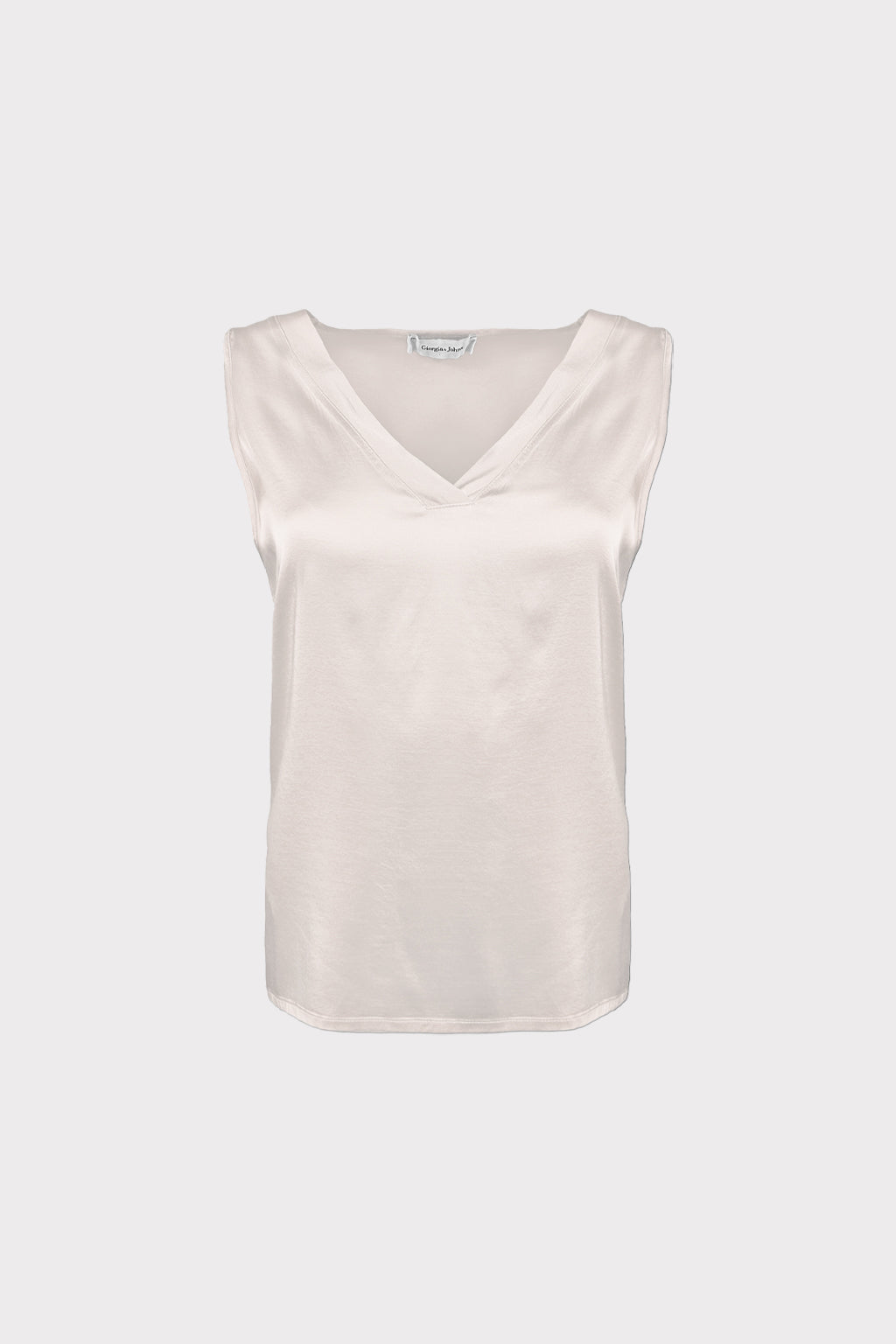 Top raso scollo a V