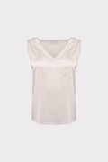 Top raso scollo a V