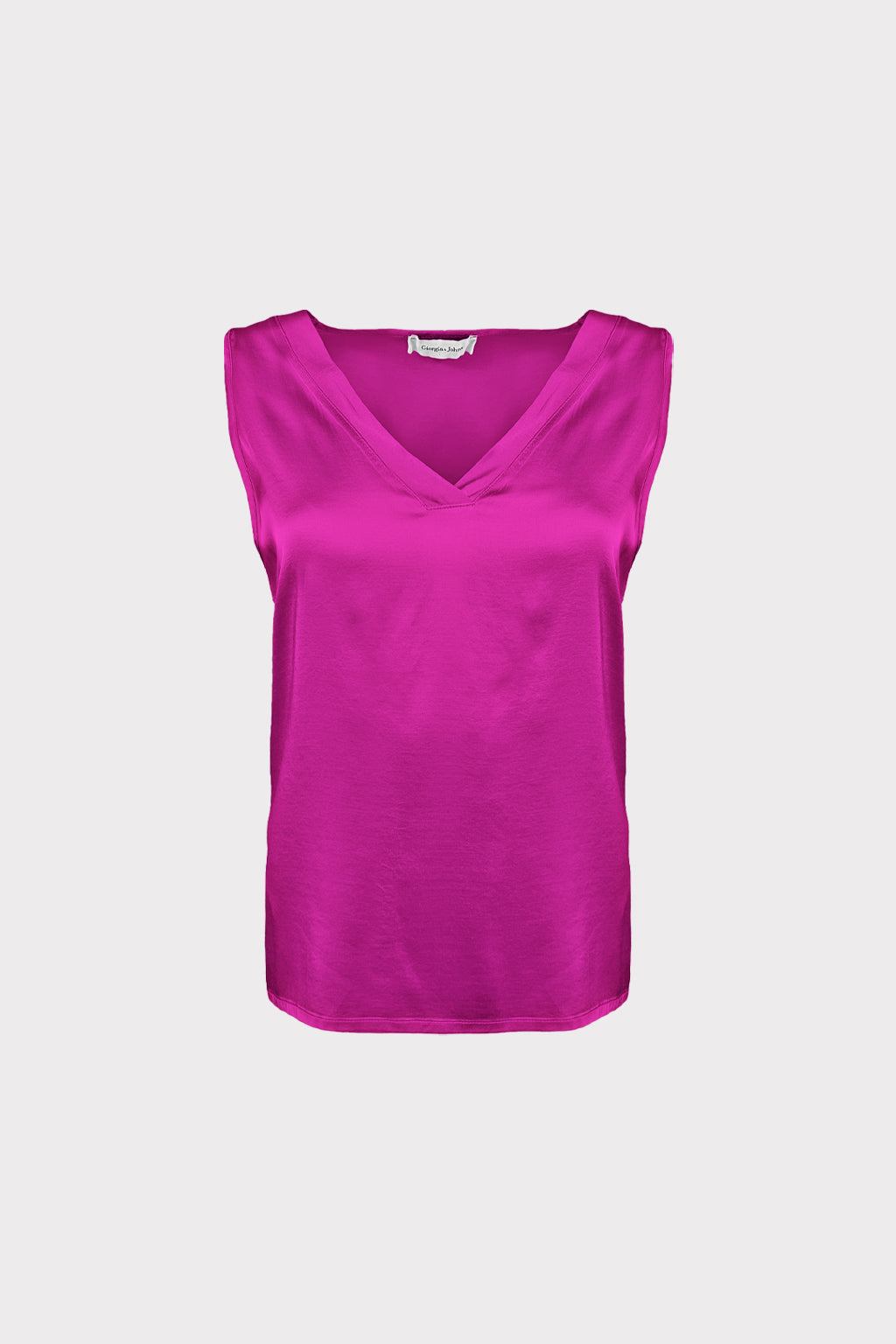 Top raso scollo a V