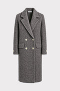 Cappotto bouclè doppiopetto