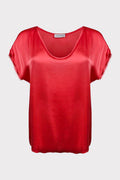 Blusa manica frangetta