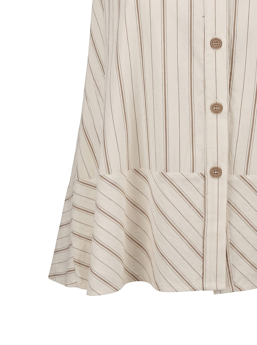 Top camicia smanicato riga