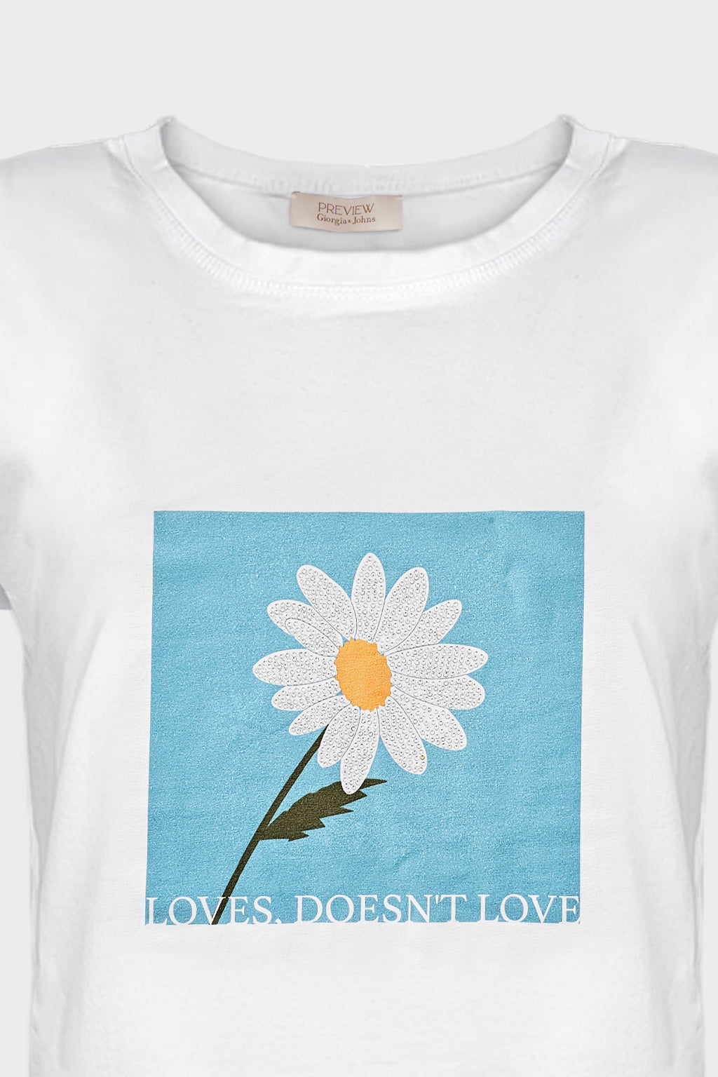 T-shirt stampa margherita