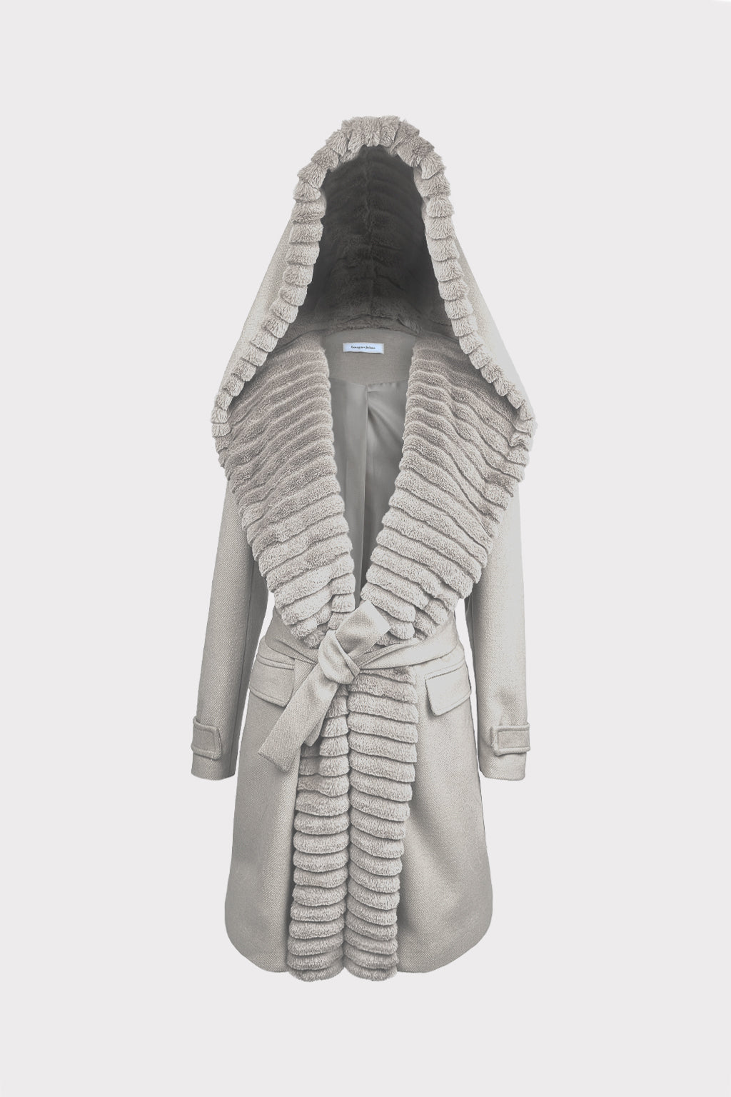 Cappotto collo pelliccia