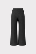 Pantalone zampa tessuto puntinato
