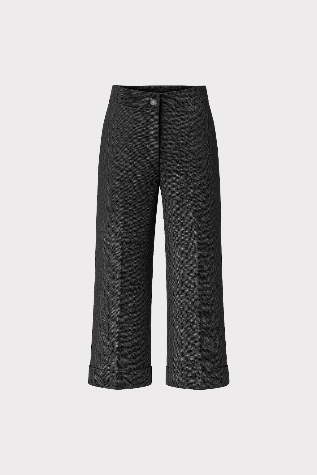 Pantalone piegone tessuto puntinato